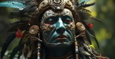 the Mayan Lord Hunhau or Kisin